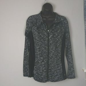 Fitted athletic / leisure jacket with pockets